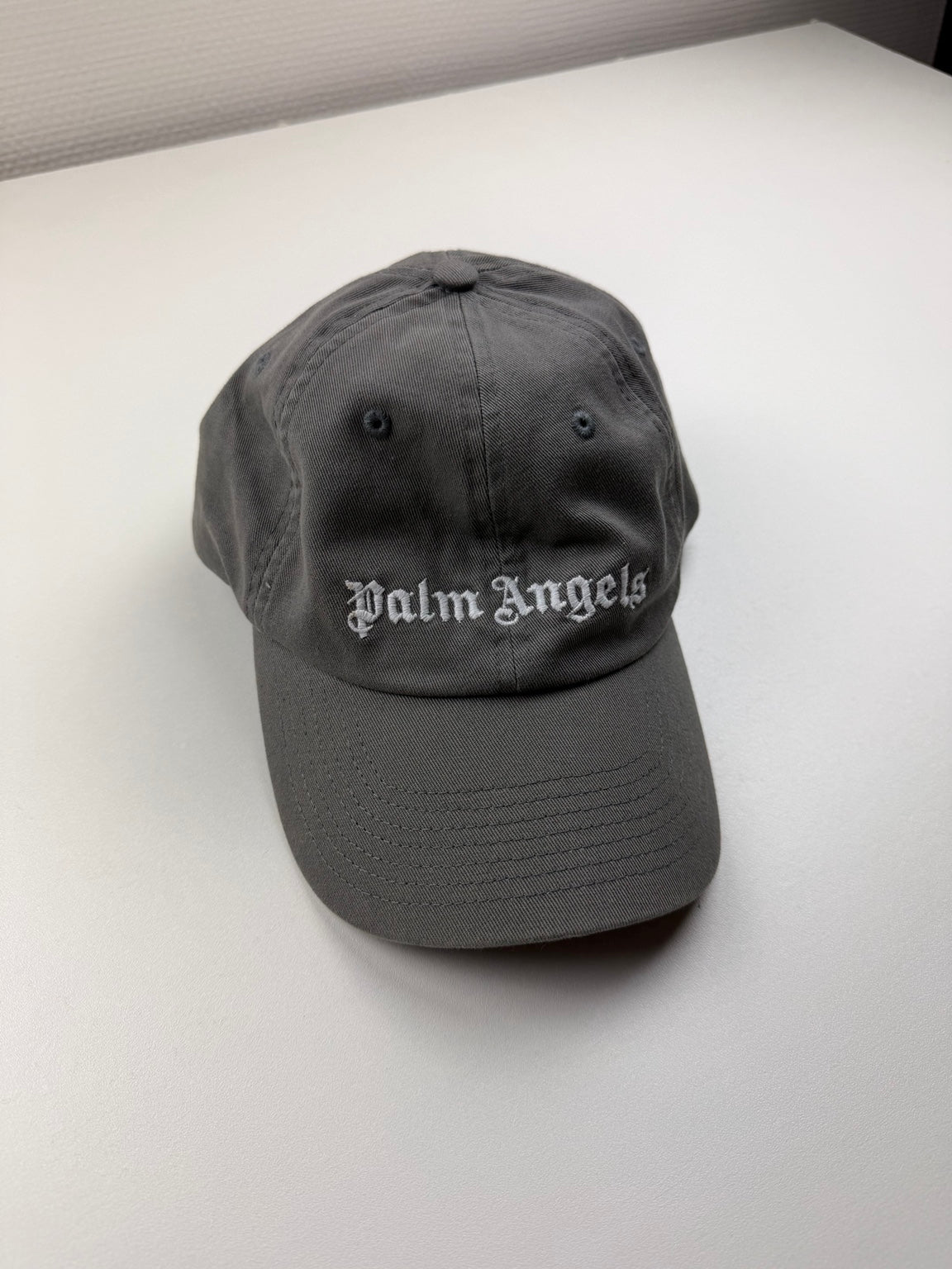 Casquette Palm Angels Classic Logo – Taille unique – Gris anthracite – photo 1