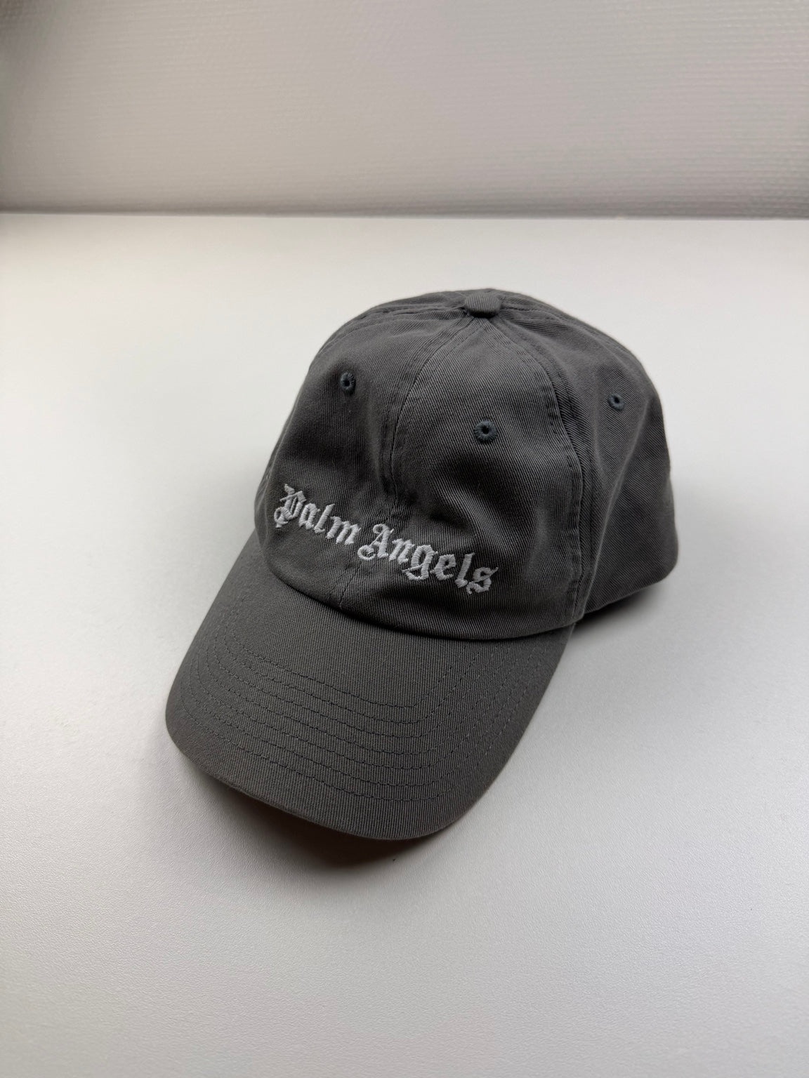 Casquette Palm Angels Classic Logo – Taille unique – Gris anthracite – photo 2