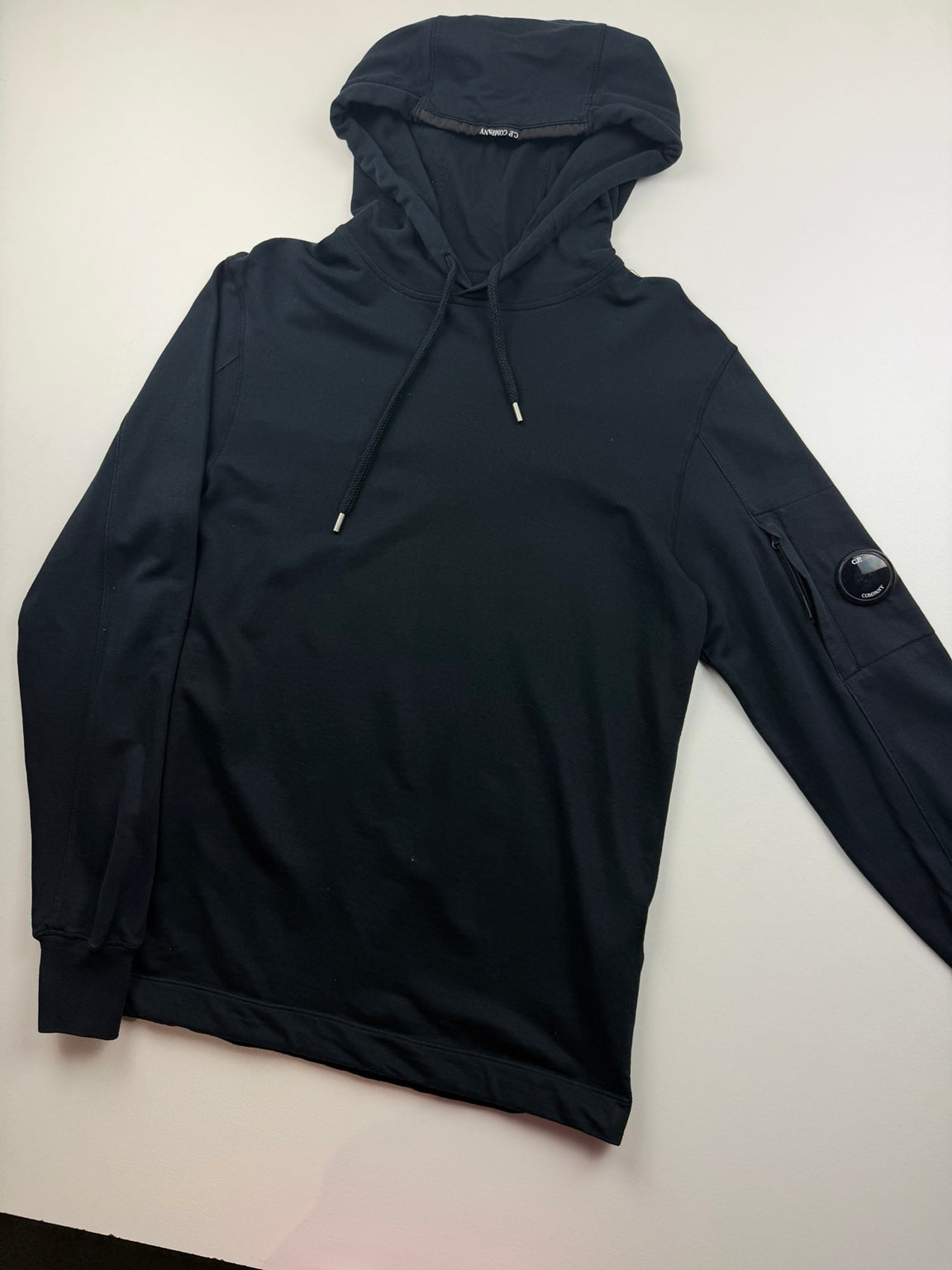 Pull à capuche C.P. Company Diagonal Fleece – XS – Bleu marine – photo 2