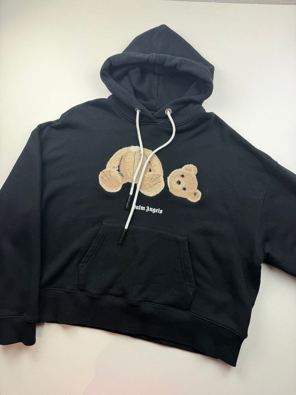 Pull à capuche Palm Angels Bear – M – Noir – photo 2