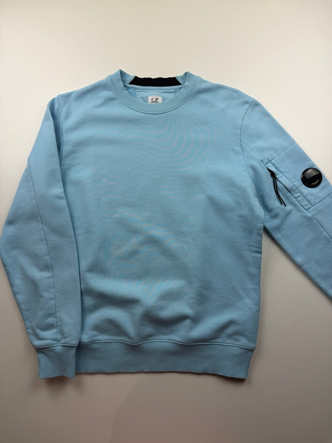 Pull C.P. Company Diagonal Fleece – M – Bleu ciel – photo 1