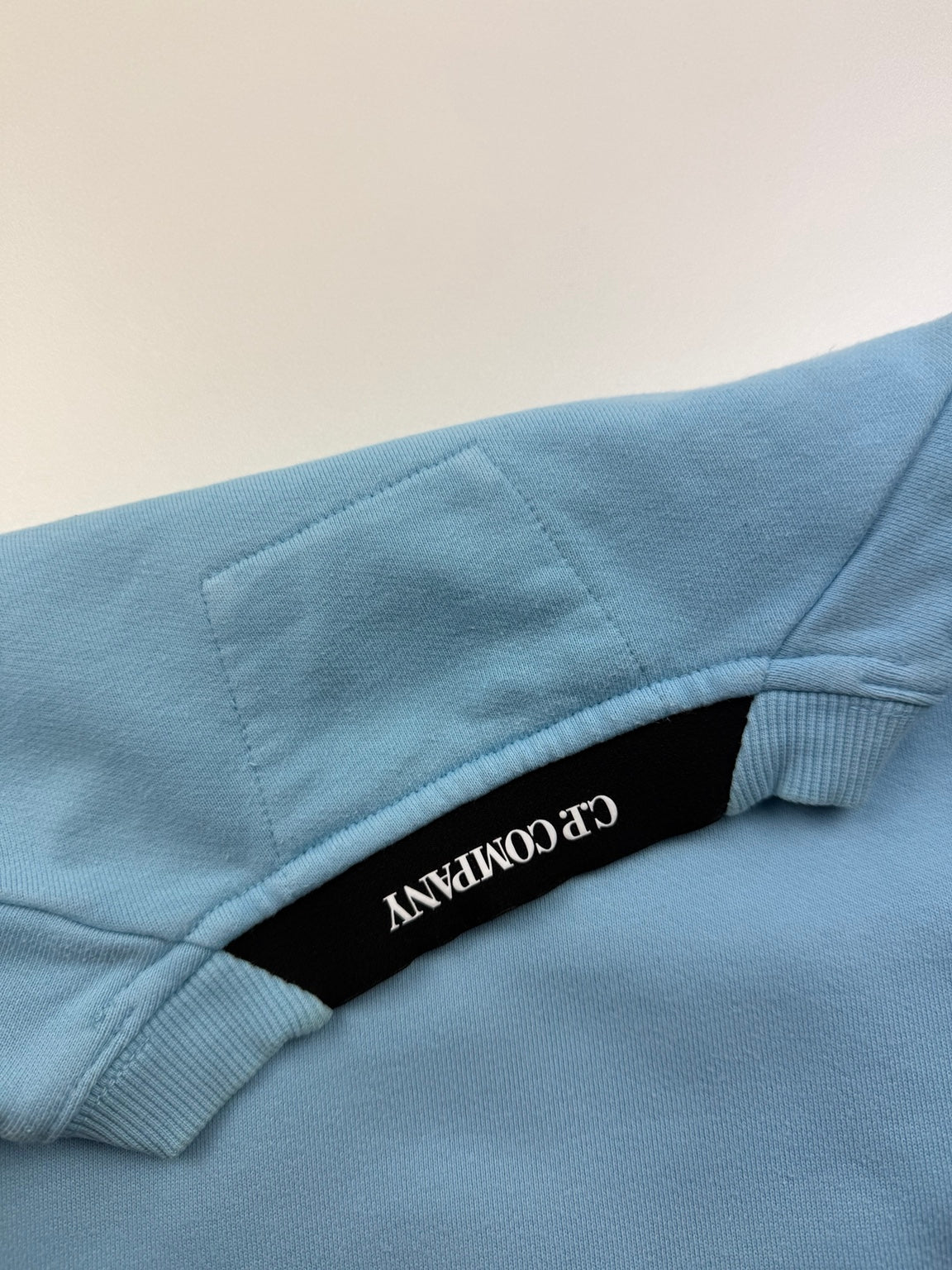 Pull C.P. Company Diagonal Fleece – M – Bleu ciel – photo 5
