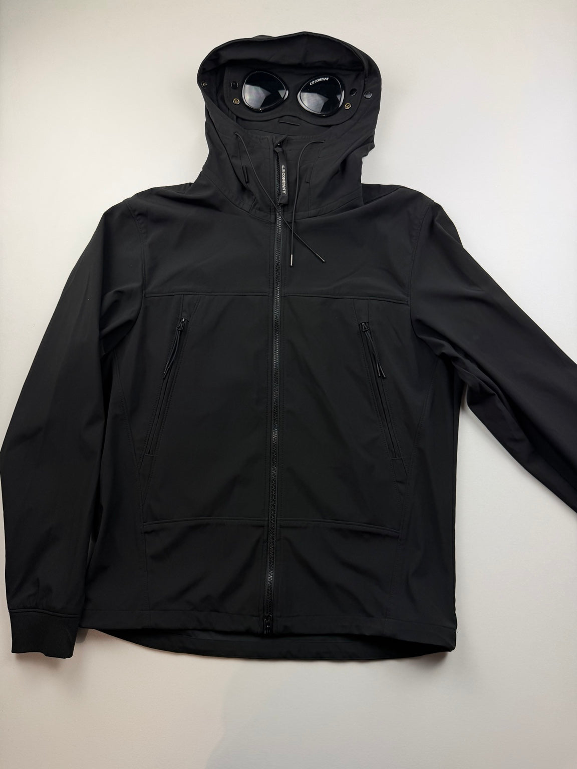 Veste à capuche C.P. Company C.P. Shell-R Goggle – Noir