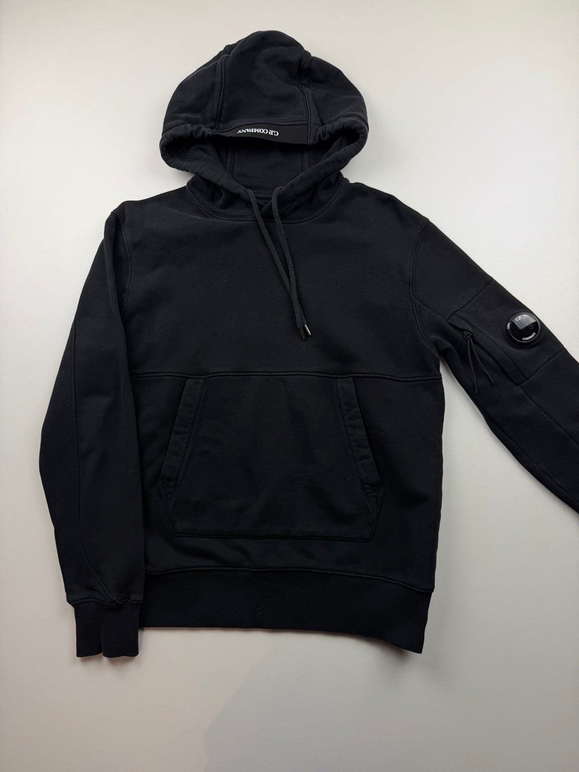Pull à capuche C.P. Company Lens – Taille S – Noir