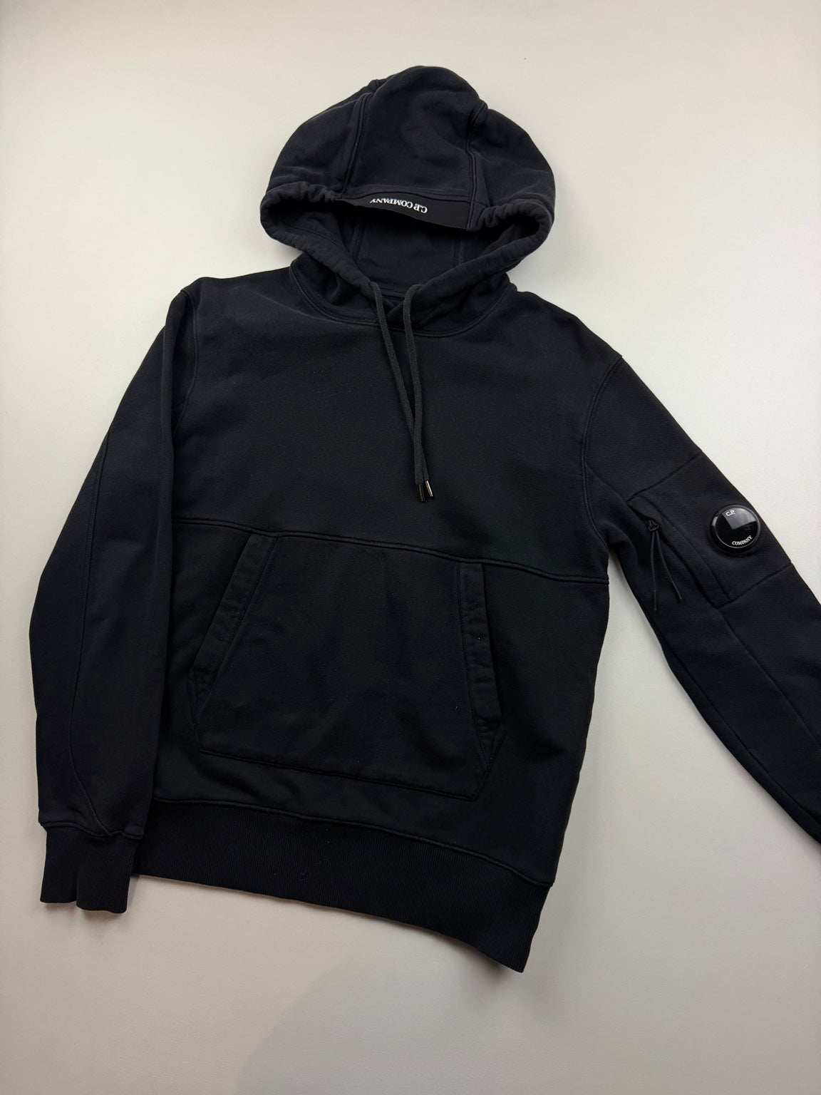 Pull à capuche C.P. Company Lens – Taille S – Noir