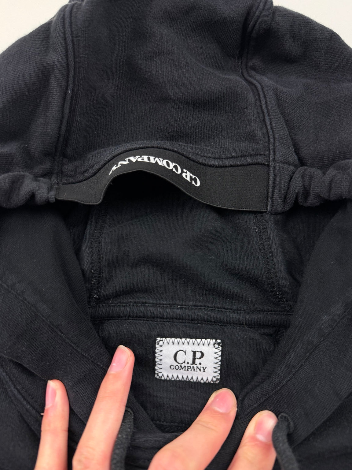 Pull à capuche C.P. Company Lens – Taille S – Noir