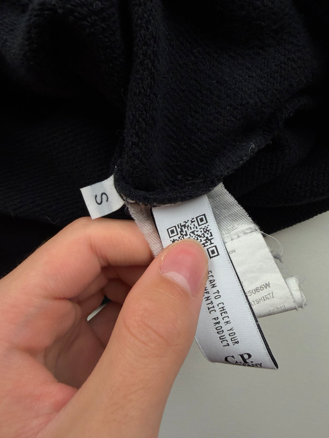 Pull à capuche C.P. Company Lens – Taille S – Noir
