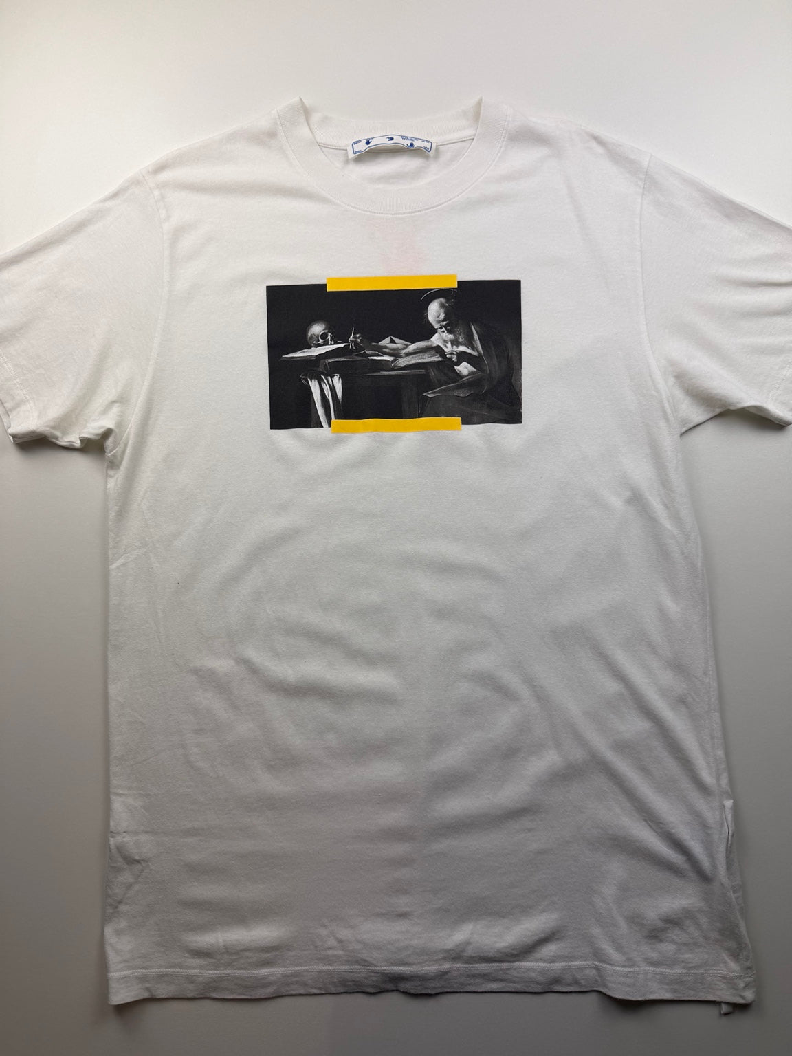 T-shirt Off-White Photo Print – Taille XL – Blanc
