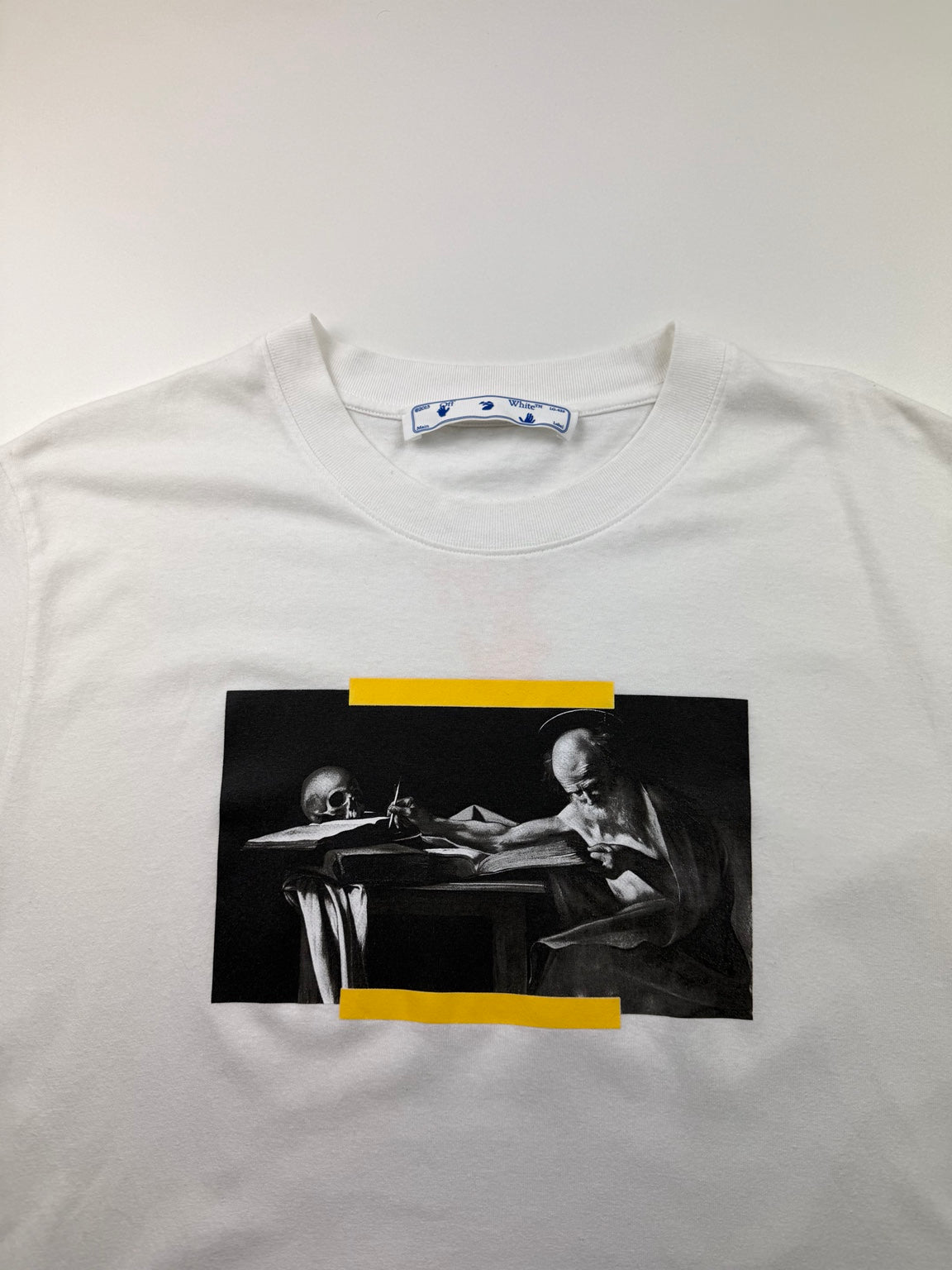 T-shirt Off-White Photo Print – Taille XL – Blanc