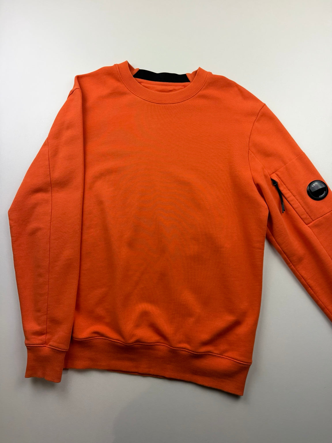 Pull à col rond C.P. Company Lens – Taille M – Orange