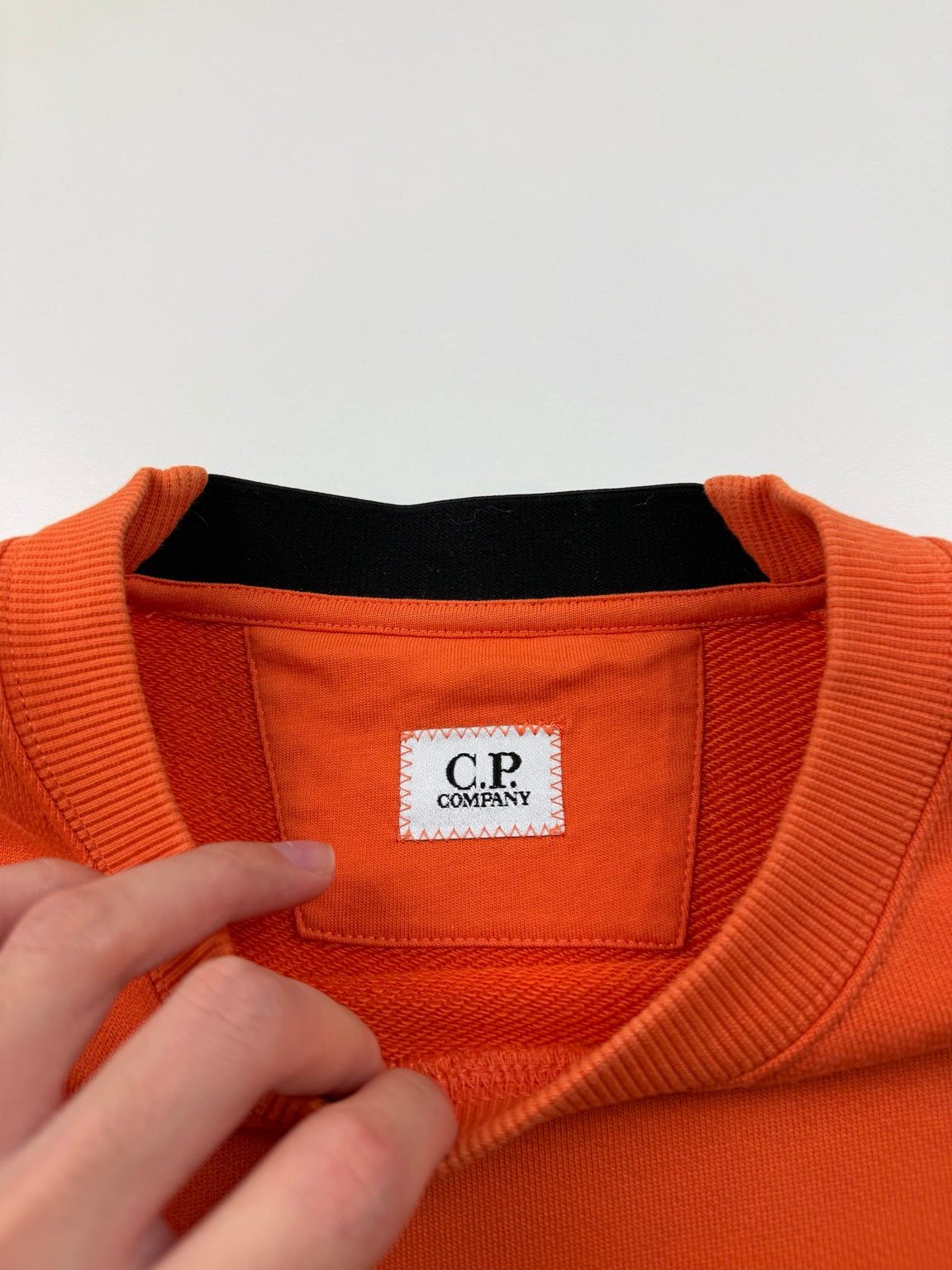 Pull à col rond C.P. Company Lens – Taille M – Orange