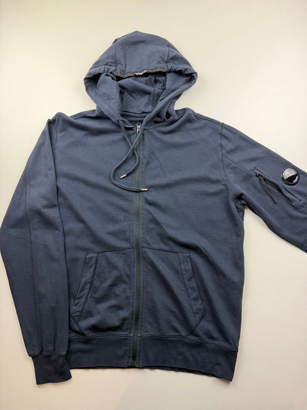 Pull à capuche C.P. Company Lens – Taille L – Bleu marine