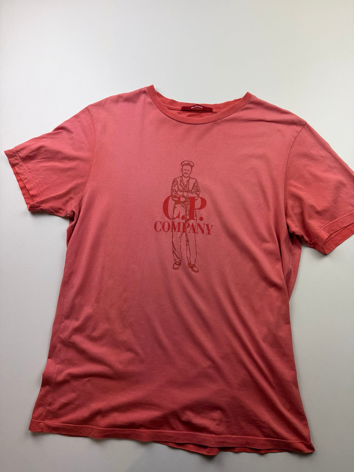 T-shirt C.P. Company Sailor – Taille L – Rouge corail