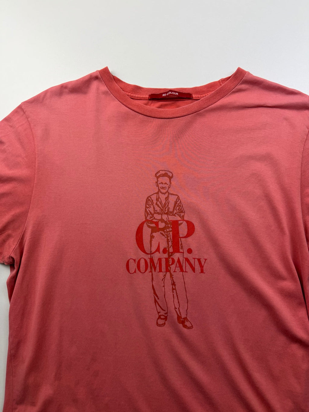T-shirt C.P. Company Sailor – Taille L – Rouge corail