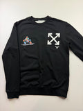 Pull à col rond Off-White Teenager – Taille M – Noir