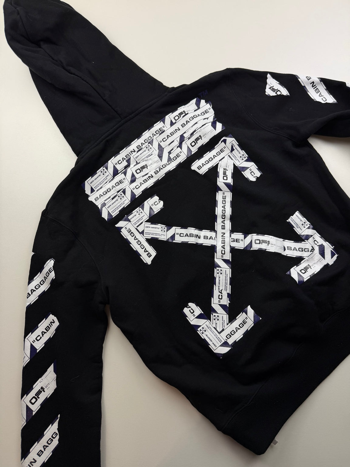 Pull à capuche Off-White Cabin Baggage – Taille S – Noir